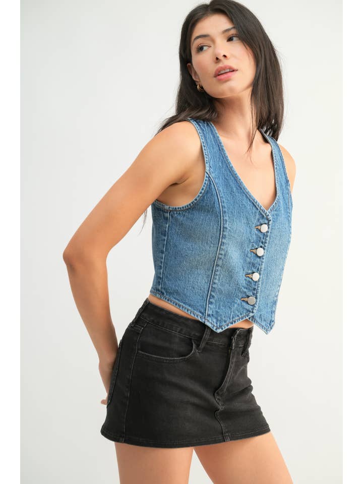 Just USA Jeans - Wholesale Outerwear Vest - Women's - JV385 - MD - Classic Vest2