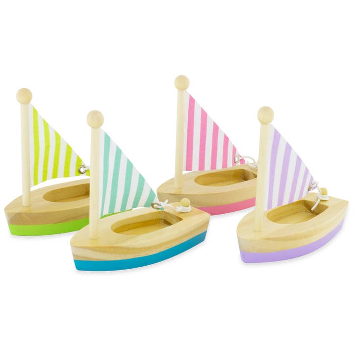 SEGELYACHT AUS HOLZ: MONOHULL (Los von 8) für den Großhandel von Ulysse Couleurs d'Enfance