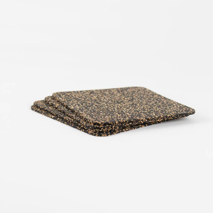 LIGA - Wholesale Coasters - Dash Recycled Rubber & Cork Coasters | Square1