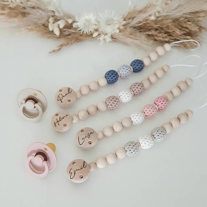 Simi-fein - Wholesale Pacifier Clip - Baby - Pacifier chain with personalized clip