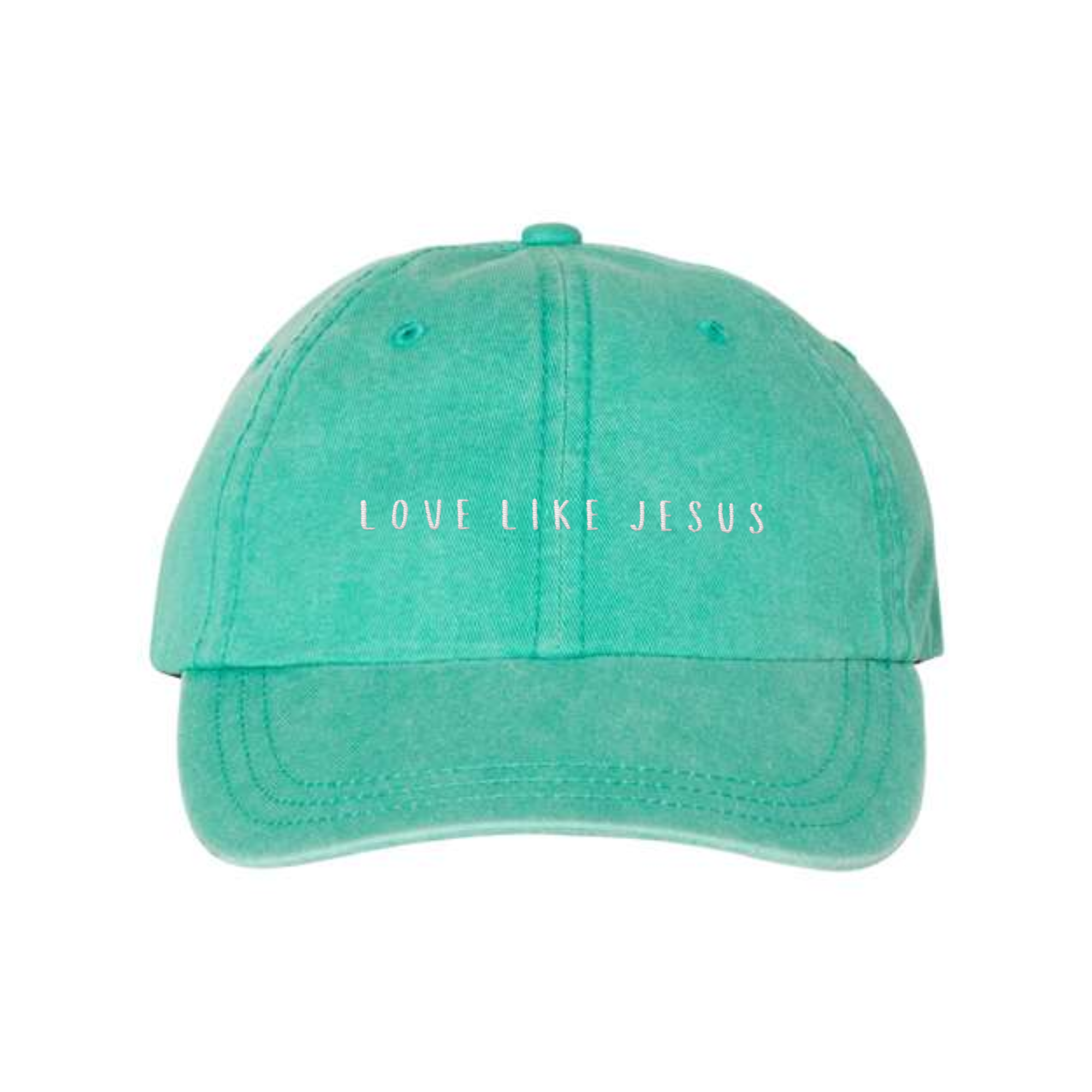 Scripted Pearl - Wholesale Baseball Cap - Women's - Love Like Jesus Embroidered Baseball Cap, Christian Ball Hat13