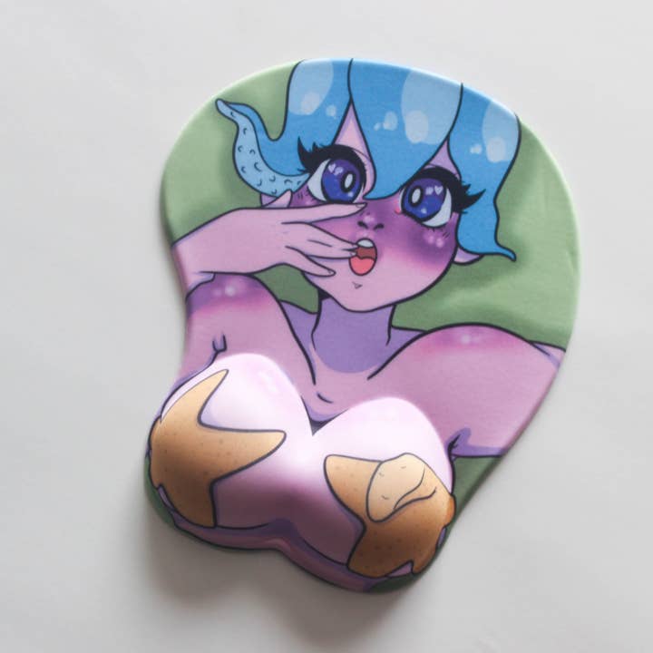 KeikiiArt – wholesale Mousepad/trackpad – Octomaid | 3D Ergonomic Oppai Mousepad