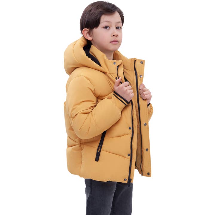 Rokka & Rolla - Wholesale Puffer Jacket - Kids - Boys' Grid Winter Coat Kids' Fleece Lined Jacket28