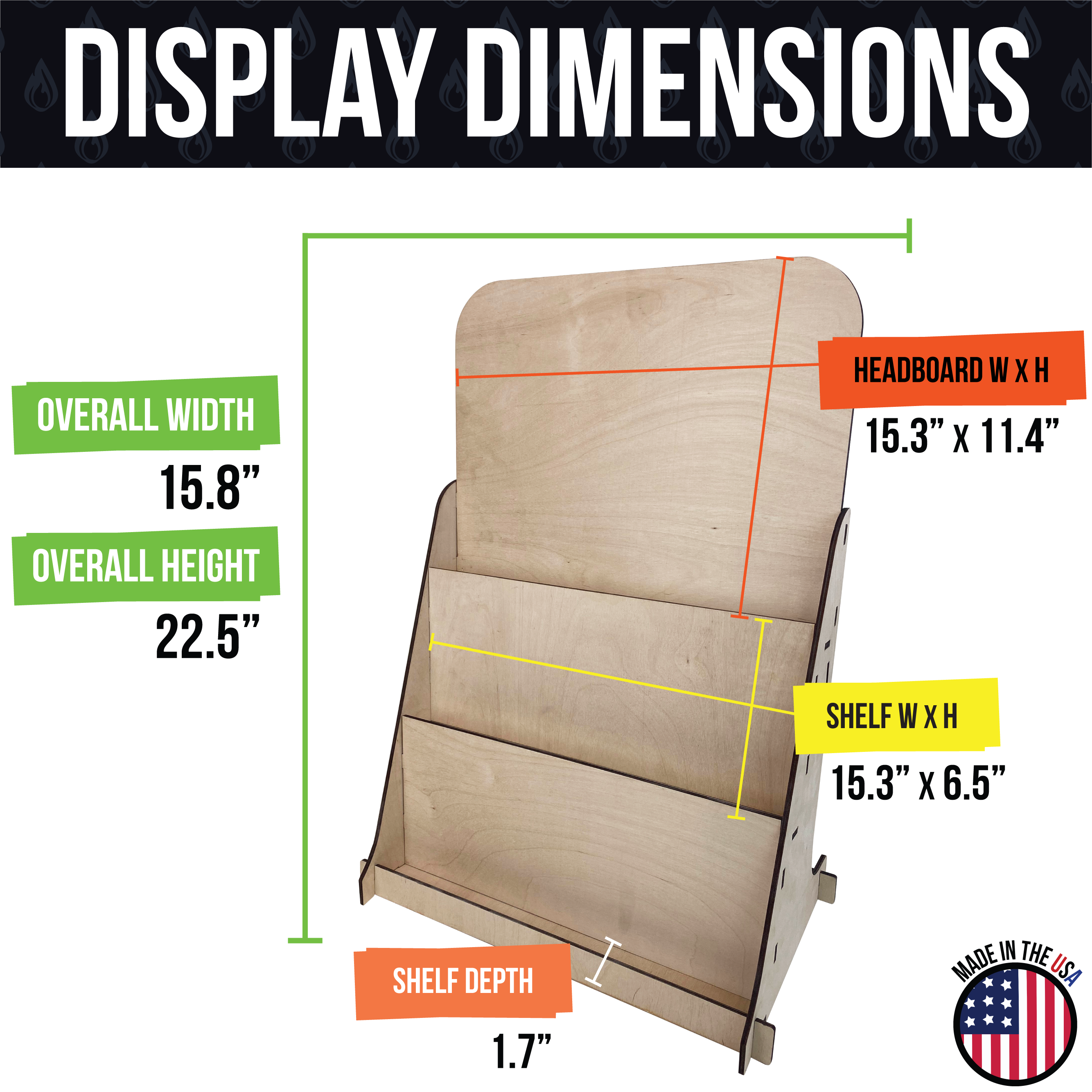 Torched Displays - Wholesale Retailer Display - Paper & Novelty - 3 Tier Stationary Greeting Card Display5