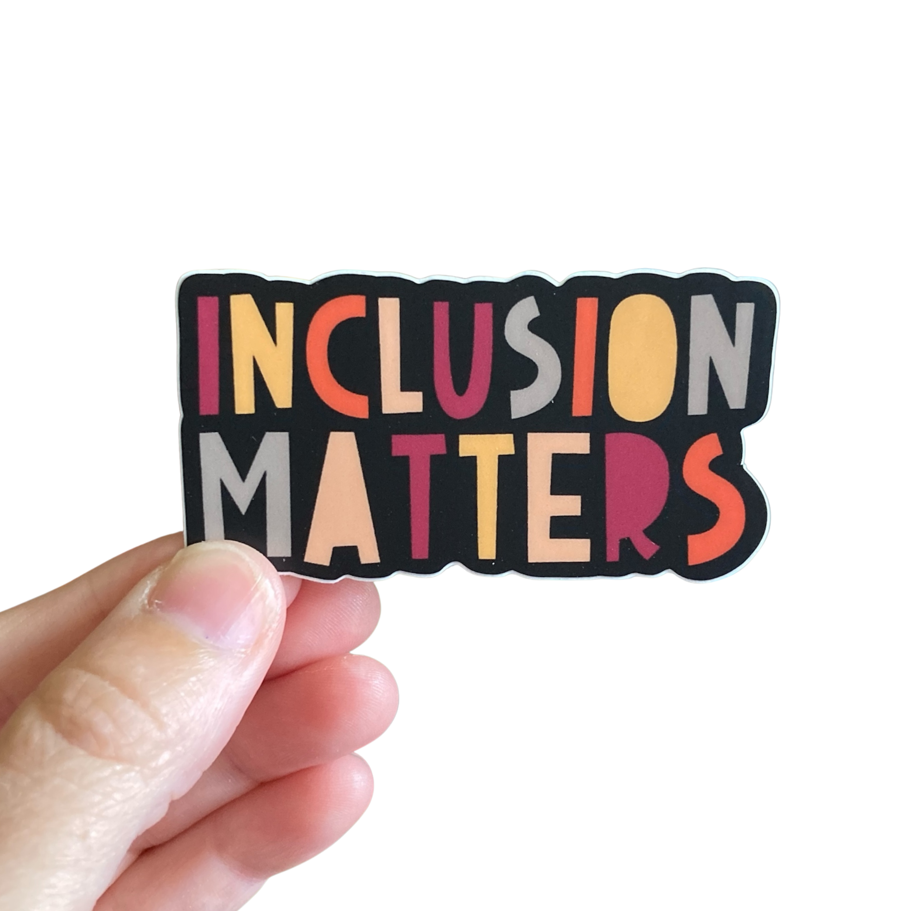 PartyHappier - Wholesale Sticker - Inclusion Matters Vinyl Sticker1