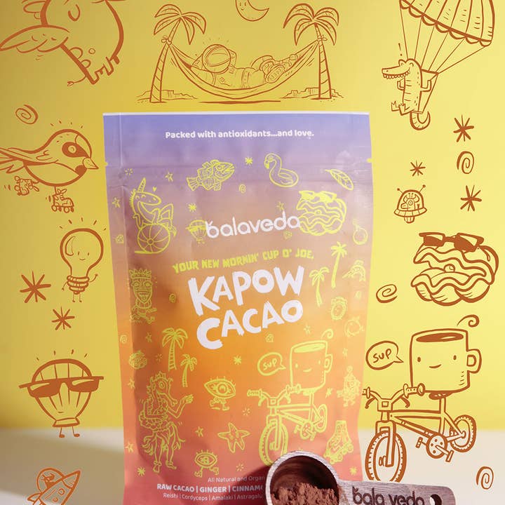Balaveda - Wholesale Protein/Superfood Powder - Kapow Cacao - Organic Coffee Replacement