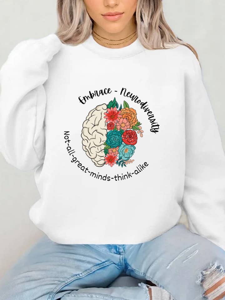 Adoptez la neurodiversité Sublimation Haut Gildan pour la vente par NyteSky Apparel