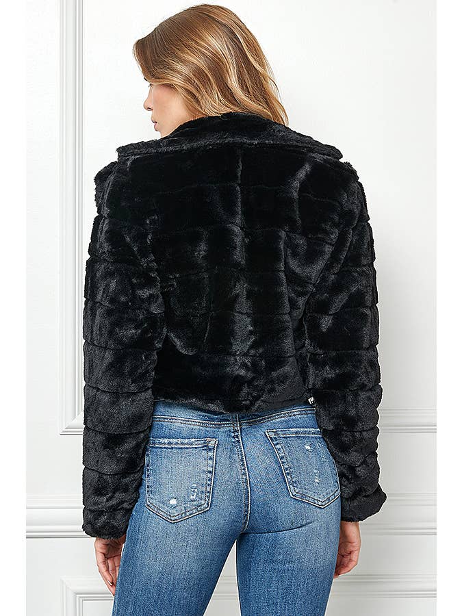Veracci – wholesale Jacket – Women's – Faux Fur Crop Jacket