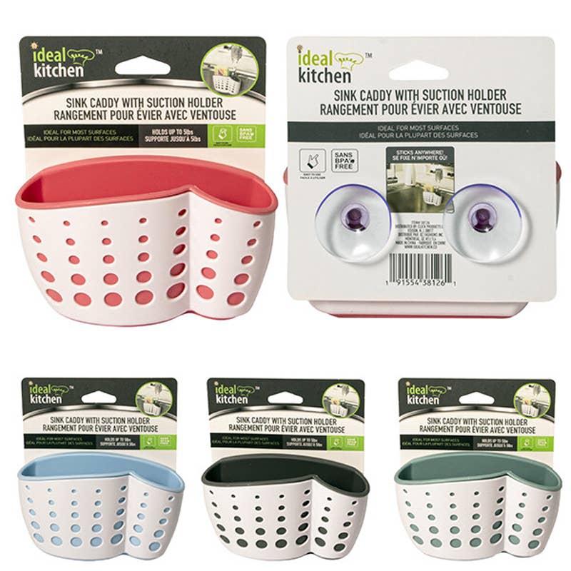 Deluxe Import Trading - Wholesale Kitchen Storage/Organizer - Silicone Sink Caddy w/Suction Back0