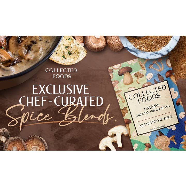 Collected Foods - Wholesale Dried Spice Mix - Umami Mushroom Blend - Chef Blended & Curated - Small Batch6