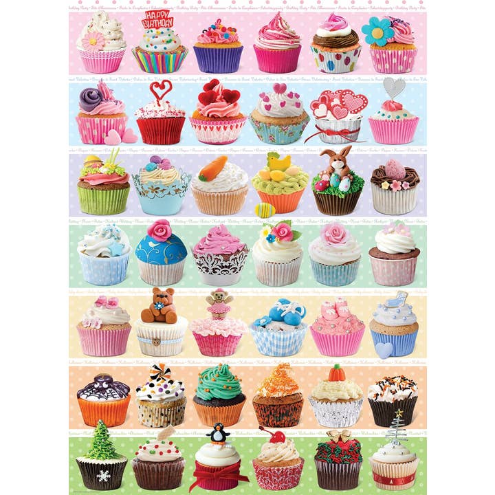 Eurographics Puzzles USA - Wholesale Puzzle - Adult - Cupcake Celebration1