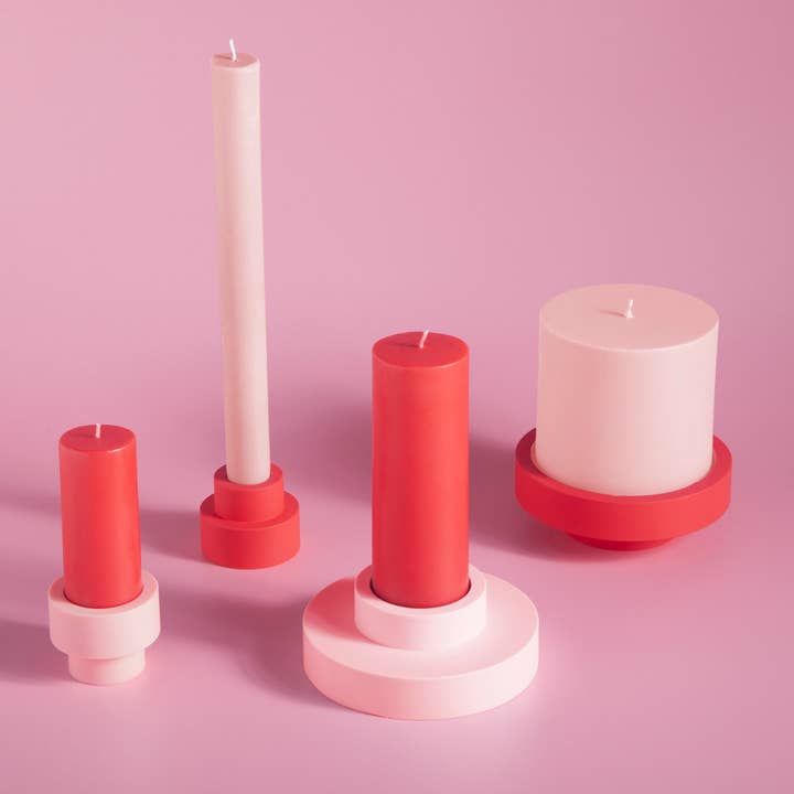 porter green | style + sustainability - Wholesale Candle holder - Cherry + Blush |Flipp Sml|Silicone Unbreakable Candle Holder7