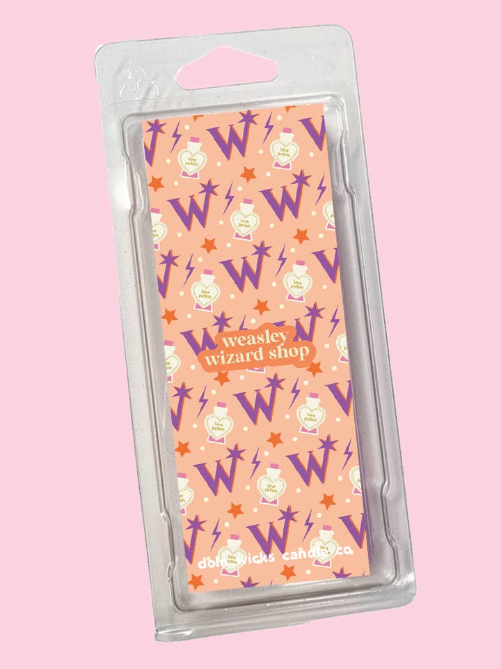 Weasleys Wizard Shop Wax Melt Bar Wizarding Inspired for wholesale by Dole Wicks Candle Company