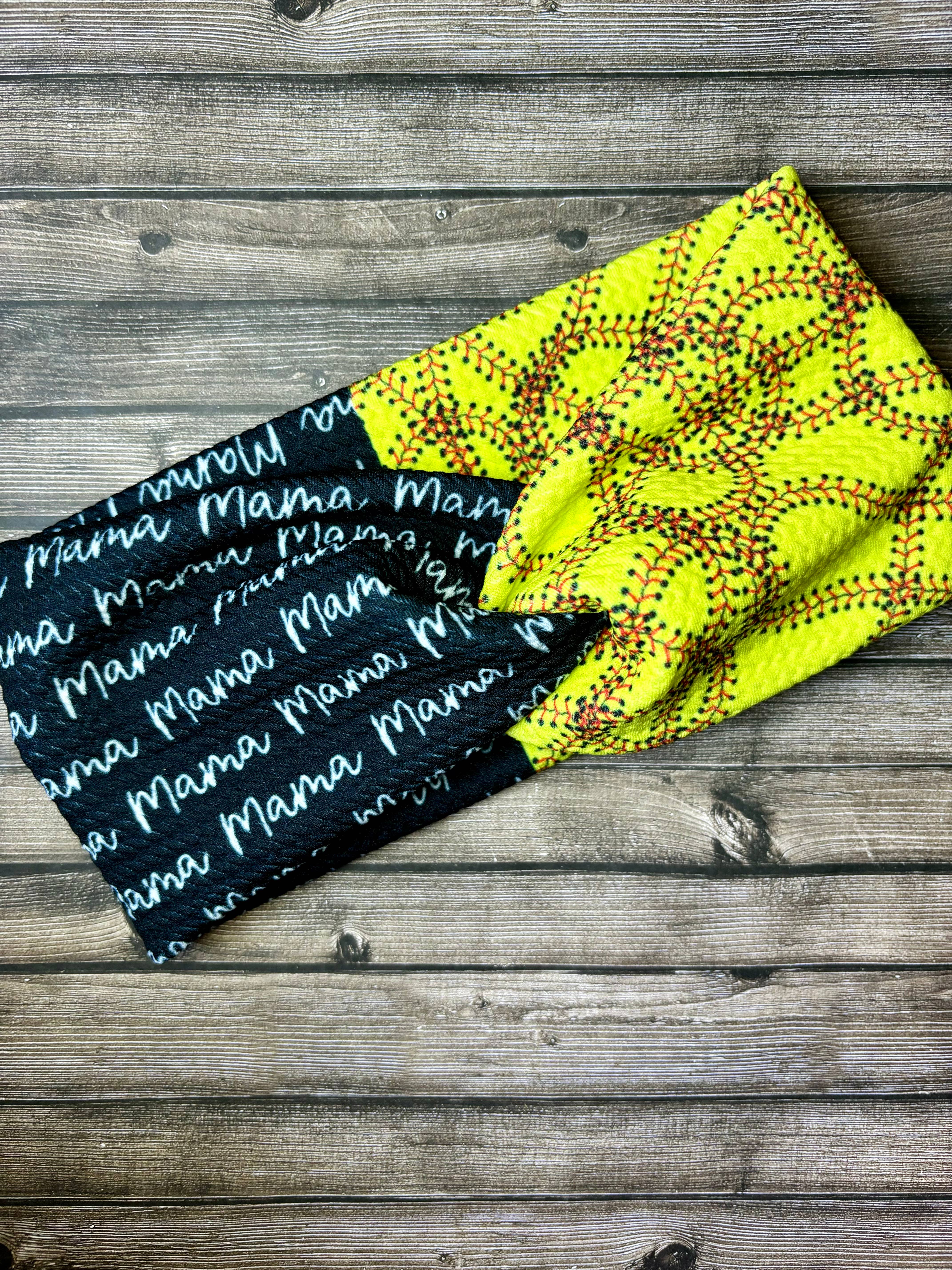 South Coast Sewn – wholesale Fashion headband – women's – Softball Mom Headband4