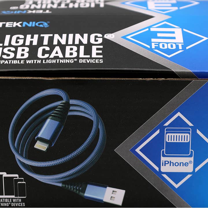 Tech Tray Pack - 30pc 3ft IPhone Cable for wholesale by East Texas Sales & Service