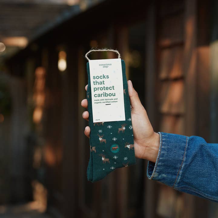 Conscious Step - Wholesale Socks - Unisex - Socks that Protect Caribou2