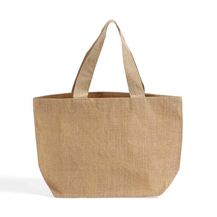 Natural TBF Medium Versatile Jute Tote - TJ894 for wholesale on Faire0