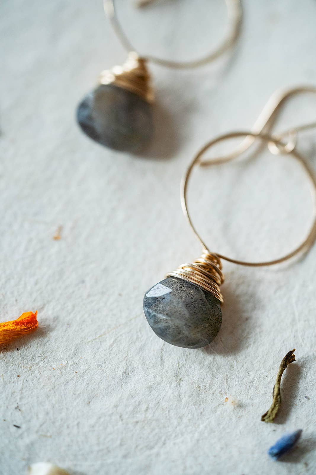 Bella Vita Jewelry - Wholesale Dangle Earrings - Pantone Earrings | Megan Hoop and Natural Stone Earrings21