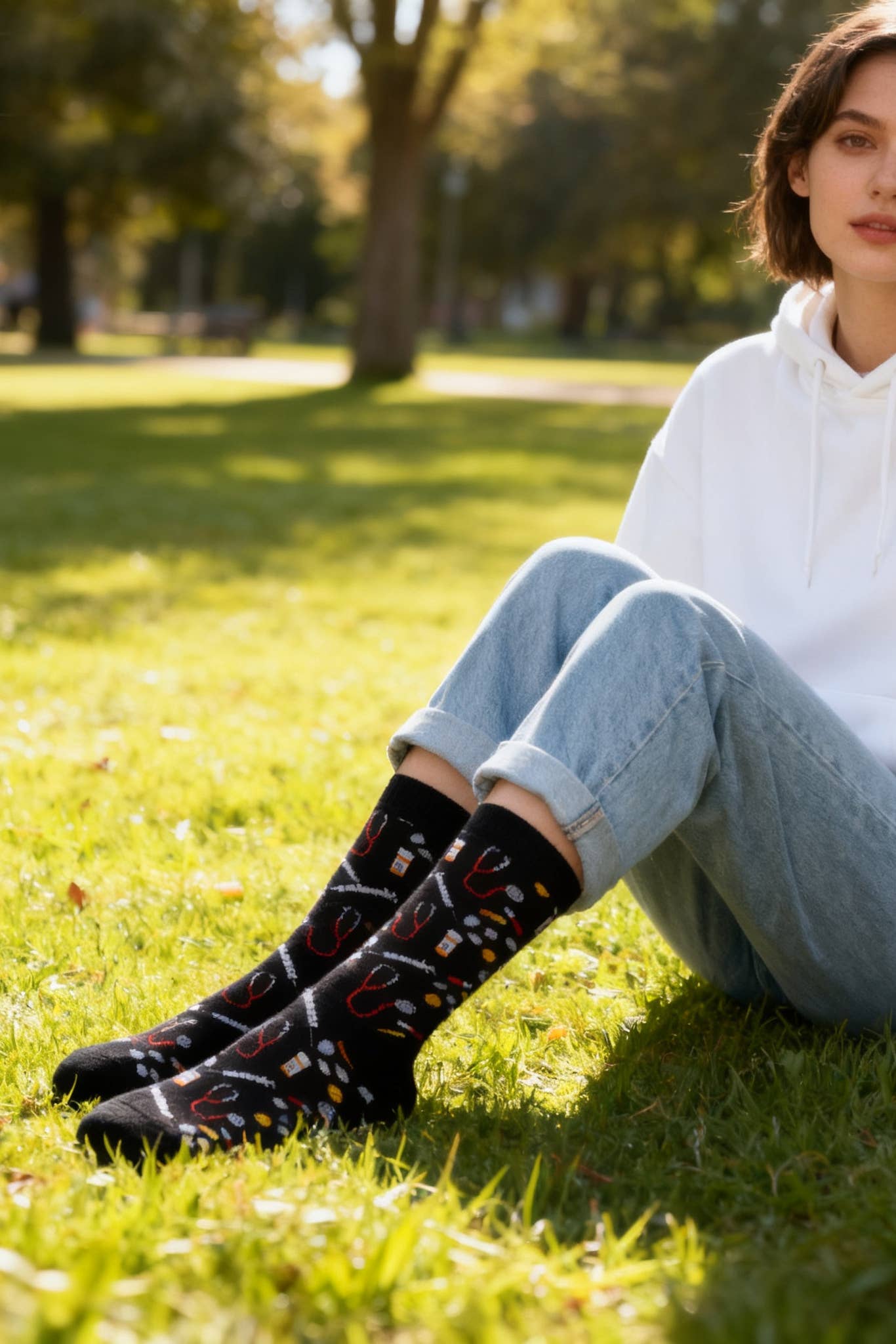 95952 Calzini Medici Divertenti 🩺💊💉 in vendita all'ingrosso su Faire0