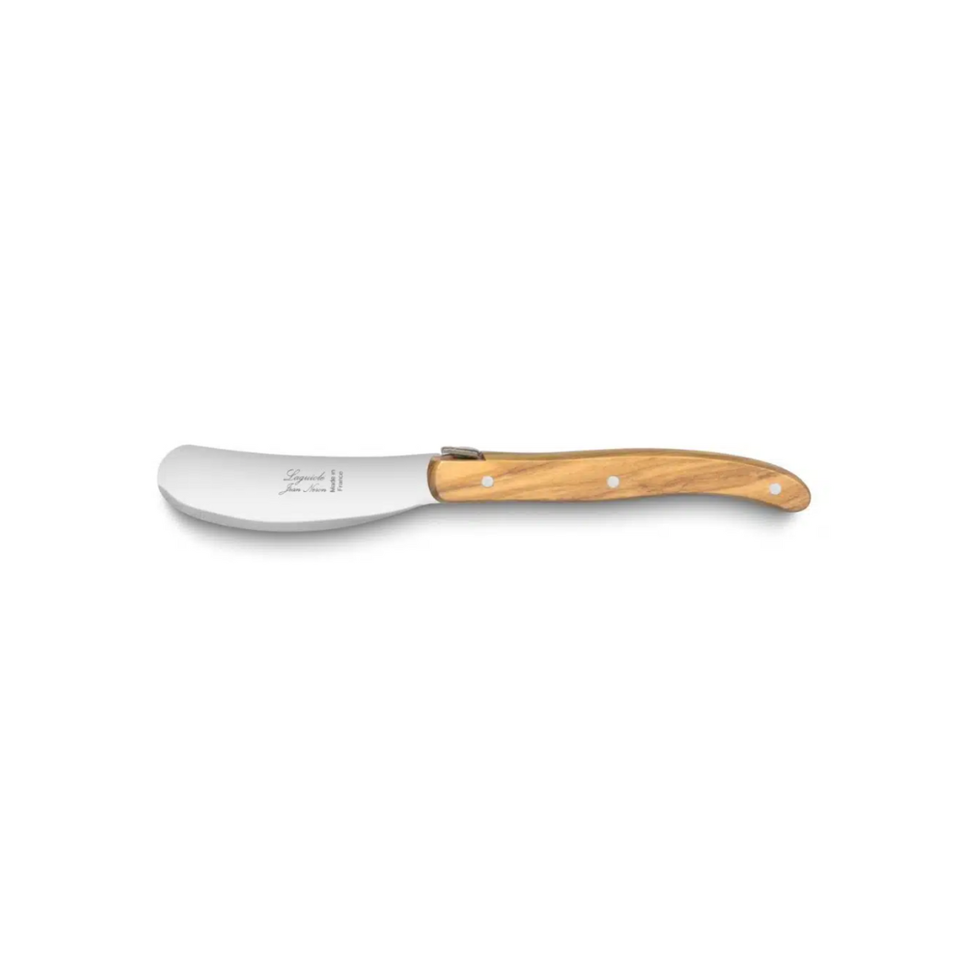 Clémentine Boutique - Wholesale Kitchen/Utility Knife - Laguiole ® Butter knife, Olive wood handle1