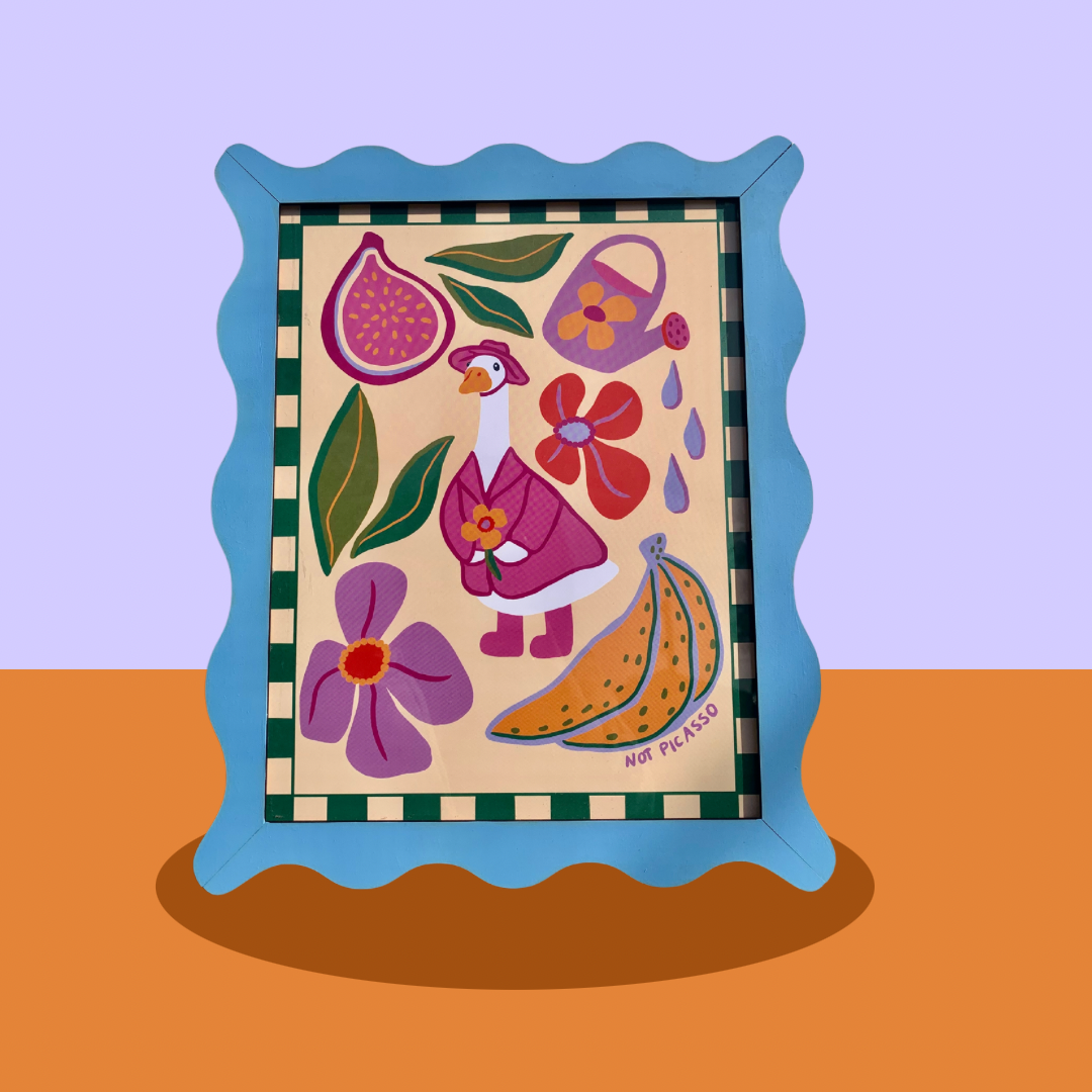 Not Picasso – wholesale Art print – Gertie Goose Print1