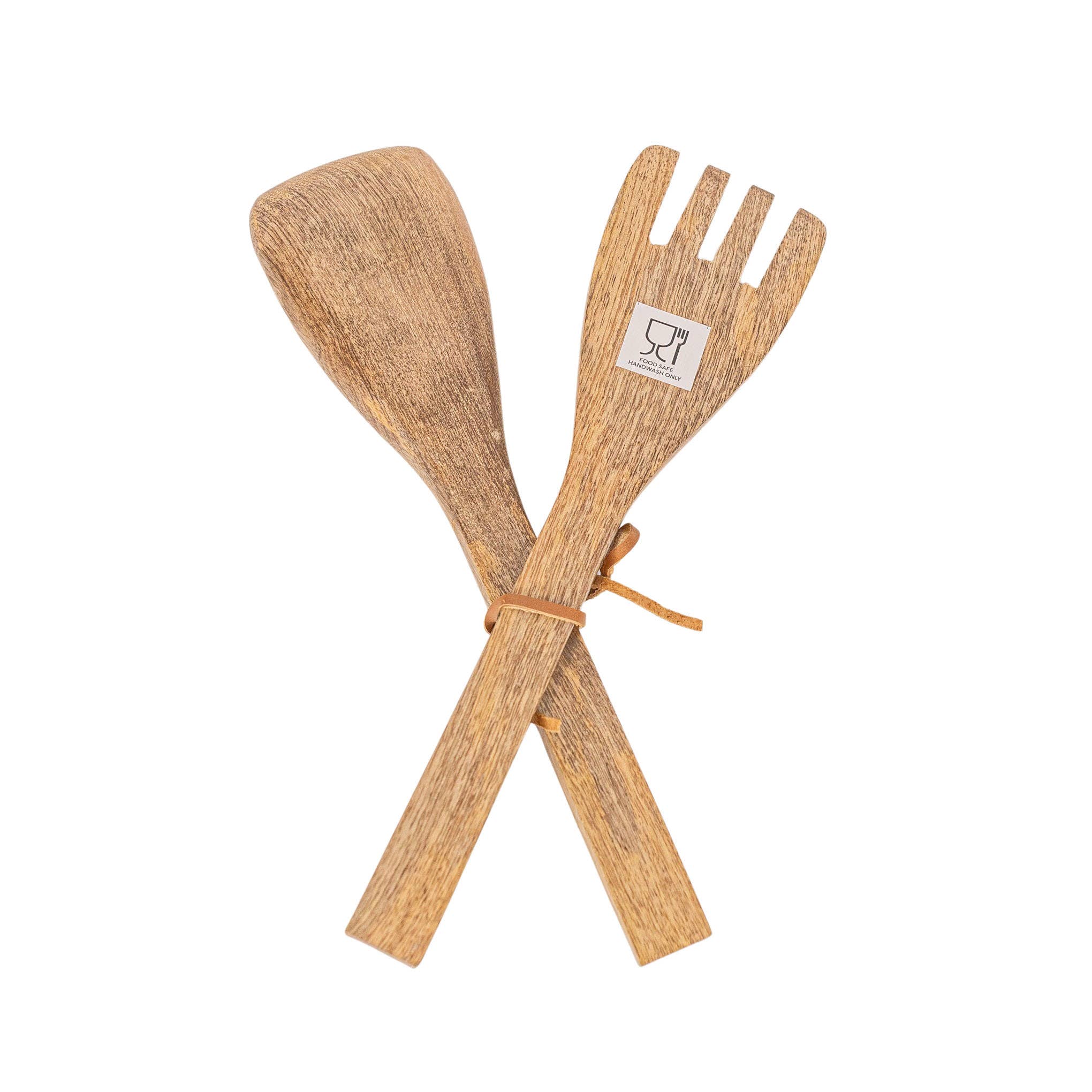 Foreside Home & Garden - Wholesale Serving Utensil - Set 2 Serving Utensils White Barn Quilt Handles3
