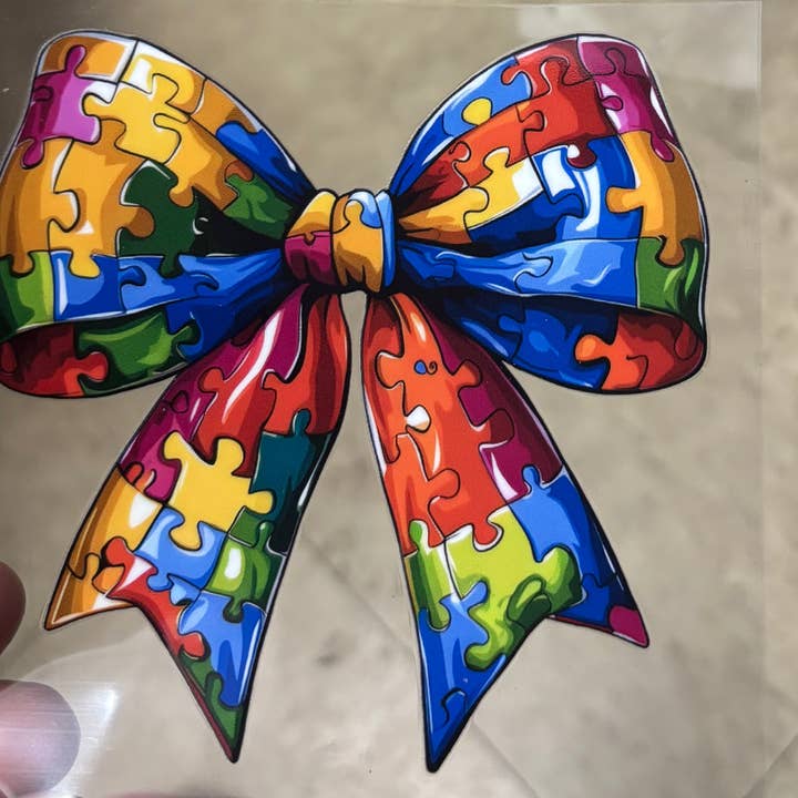 Autism Bow for wholesale by Megan’s Beauty