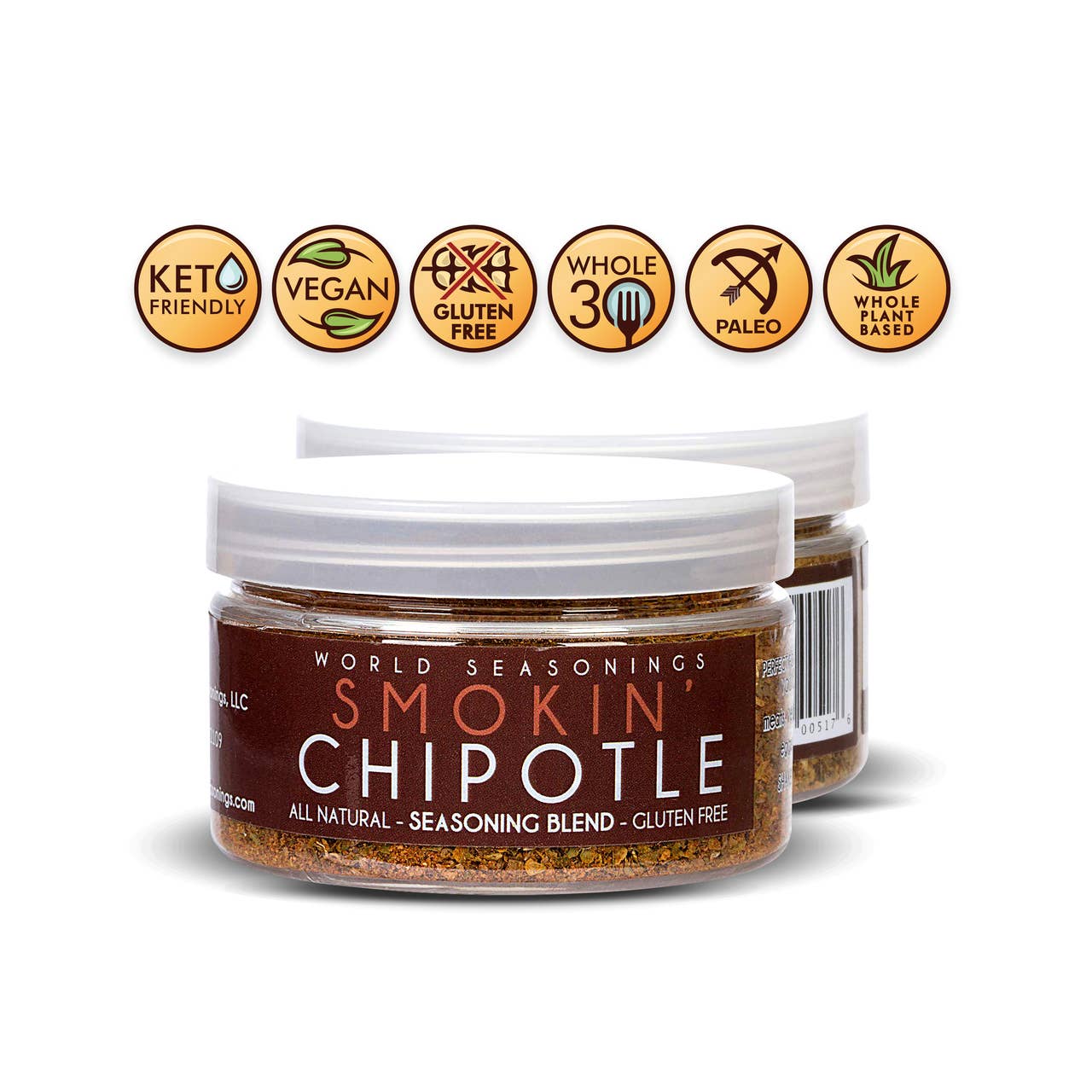World Seasonings, LLC - Wholesale Dried Spice Mix - Smokin Chipotle Seasoning - All Natural, Gluten Free