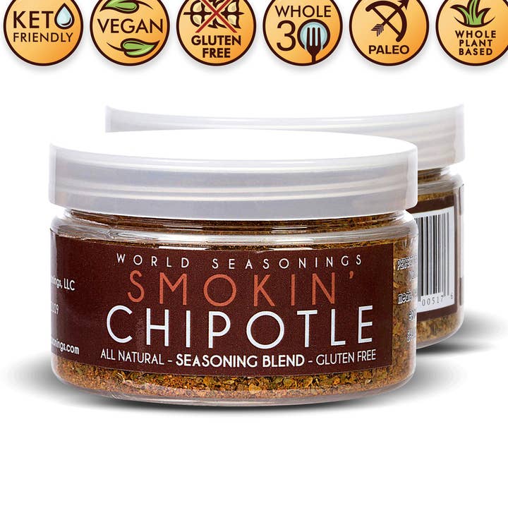 World Seasonings, LLC - Wholesale Dried Spice Mix - Smokin Chipotle Seasoning - All Natural, Gluten Free0