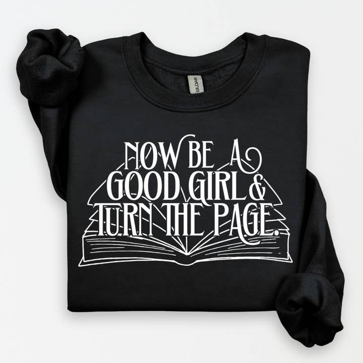 The Babe Co. - Venta al por mayor Sudadera estampada - Mujer - Sudadera de Mujer "Turn The Page Book"