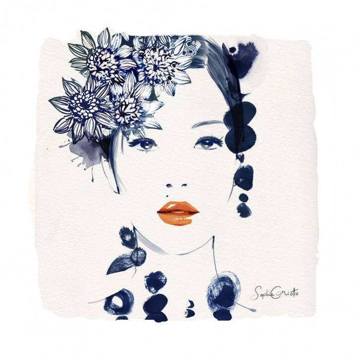 Feiner Kunstdruck - „Ein Blick aus Asien“ - Sophie Griotto für den Großhandel von Atelier Contemporain