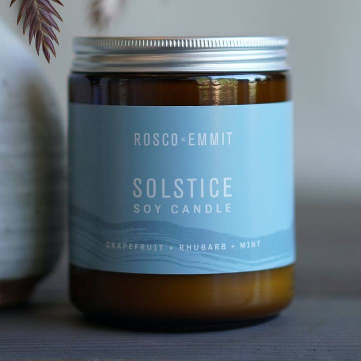 Solstice Soy Candle 8oz for wholesale by Rosco x Emmit