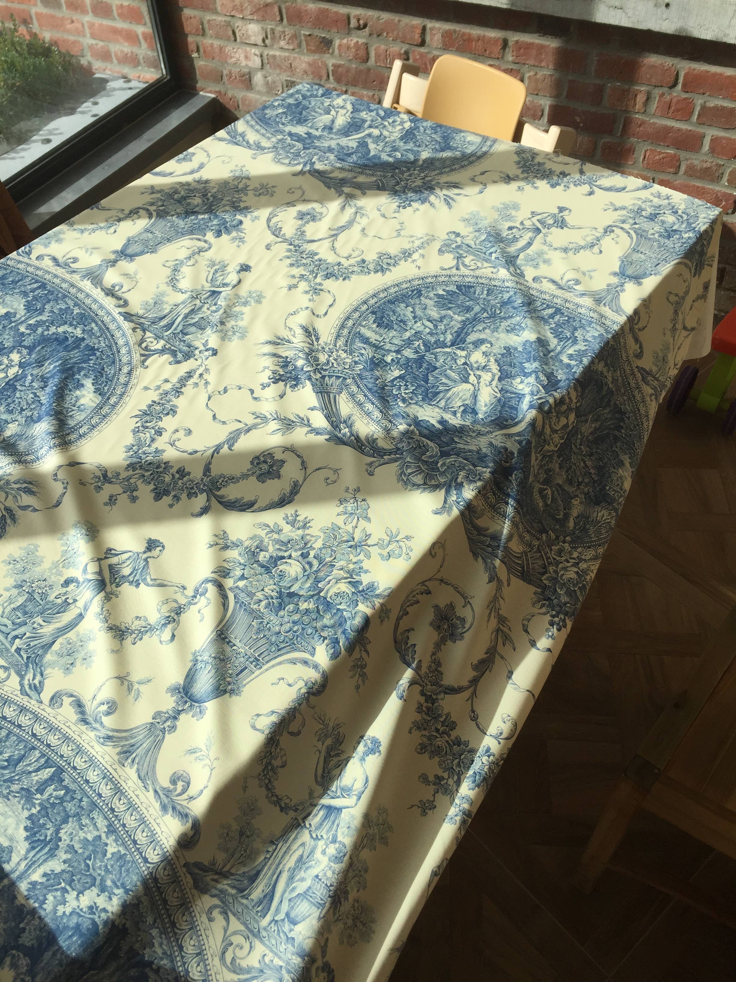 Haoshi by Luxetera - Wholesale Valance - Clive Christian fabric Blue/Ivory12