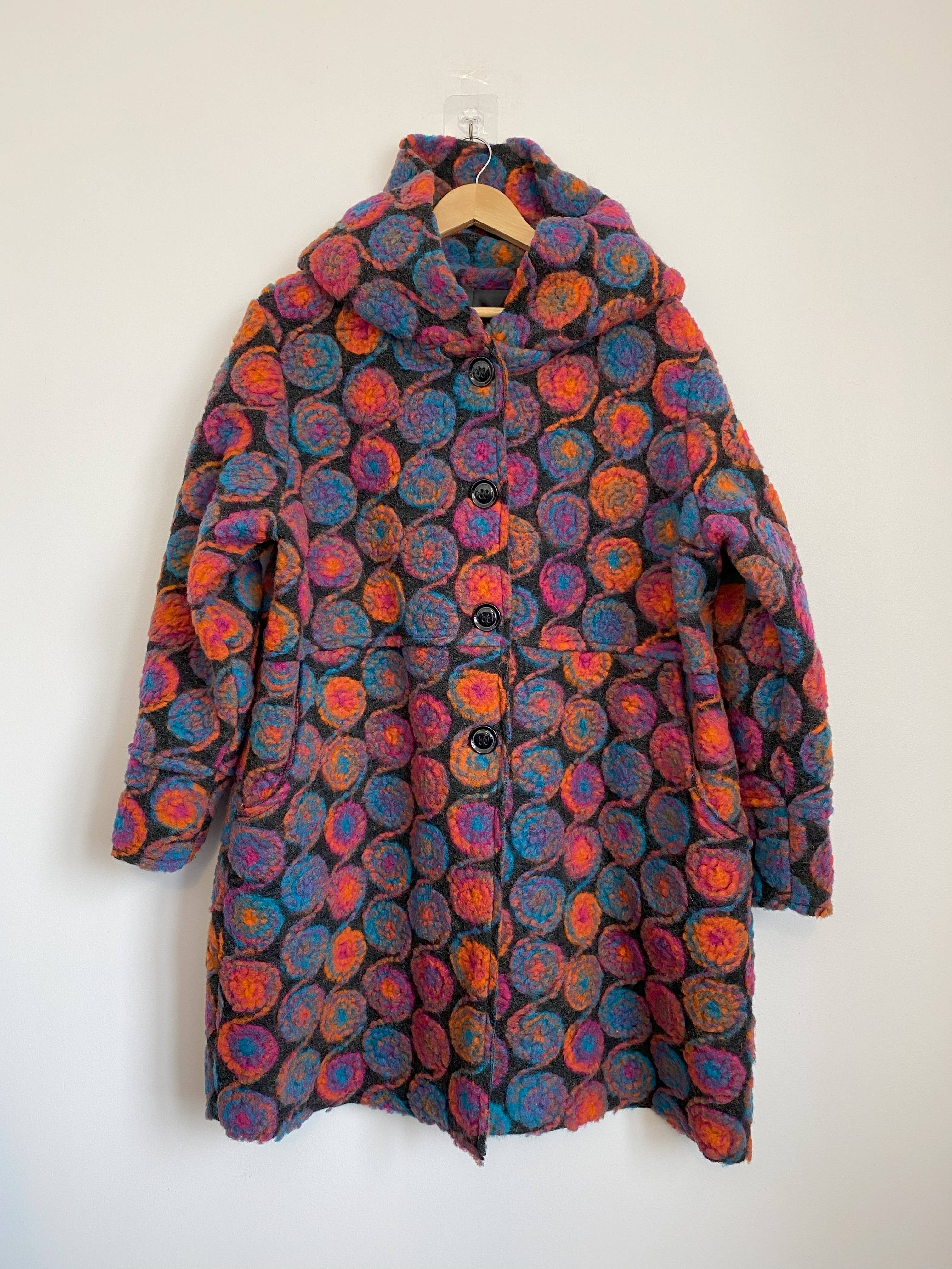 ORNELLA PARIS - Wholesale Coat - Women's - Embroidered wool coat BLL-M800F-21