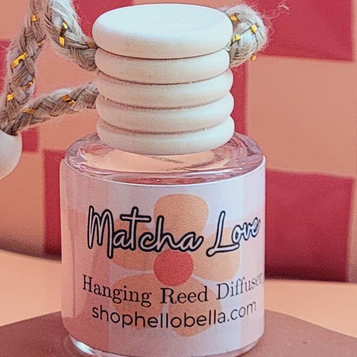 Matcha Love Geurige Auto Luchtverfrissers - Matcha Luchtverfrisser voor wholesale door Hello Bella LLC