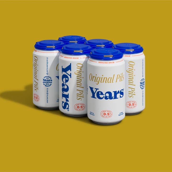 Years NA Beer - Wholesale Non-Alcoholic Beer - Years Non-Alcoholic Beer - Pilsner - 6 pack1