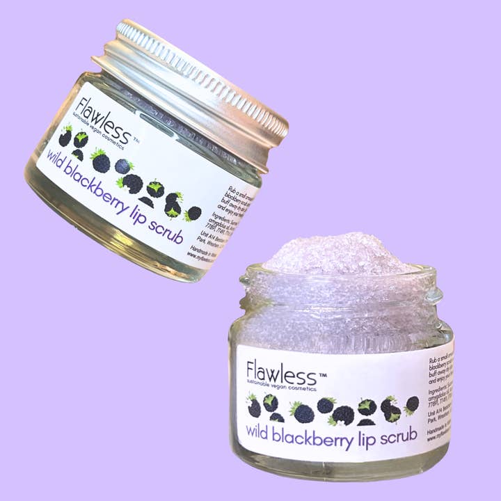 Wild Blackberry Lip Scrub 15ml for wholesale by Flawless