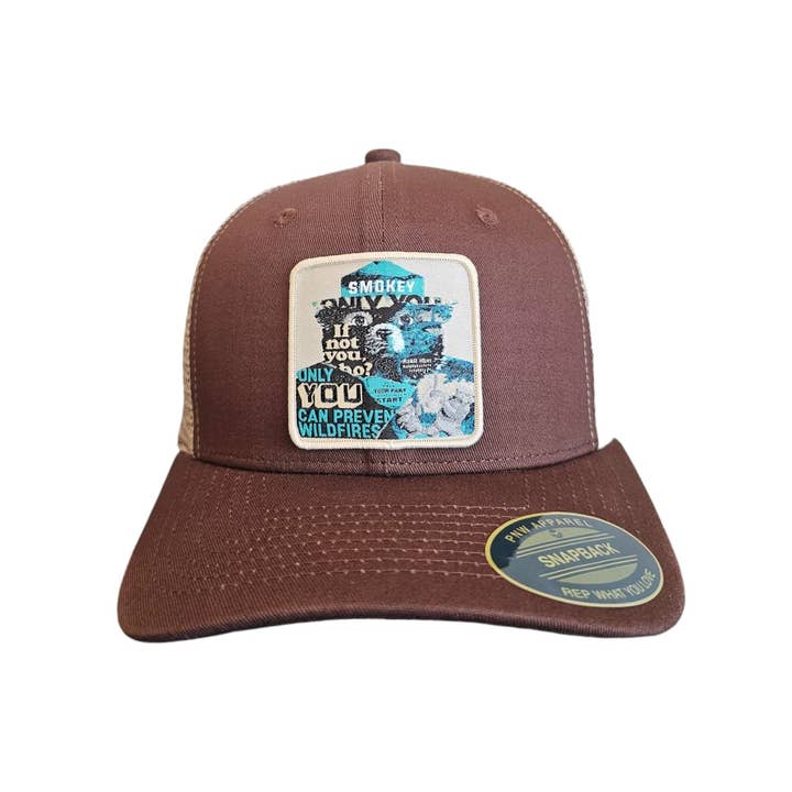 PNW Apparel - Wholesale Trucker Hat - Unisex - Smokey the Bear Snapback Trucker Hat w/ Patch7