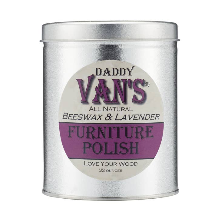 Daddy Van's All Natural Beeswax & Lavender Furniture Polish for wholesale by Daddy Van's