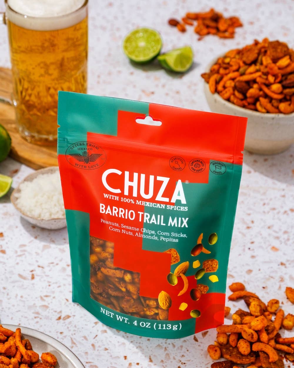 CHUZA - Wholesale Trail Mix - CHUZA | Barrio Trail Mix | Bold Chili-Spiced Snack1