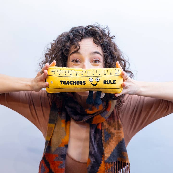 Punchkins - Wholesale Stuffed/Plush Toy - Kids & Baby - Teachers Rule Plush Ruler Teacher Gift Toy Funny Cute2