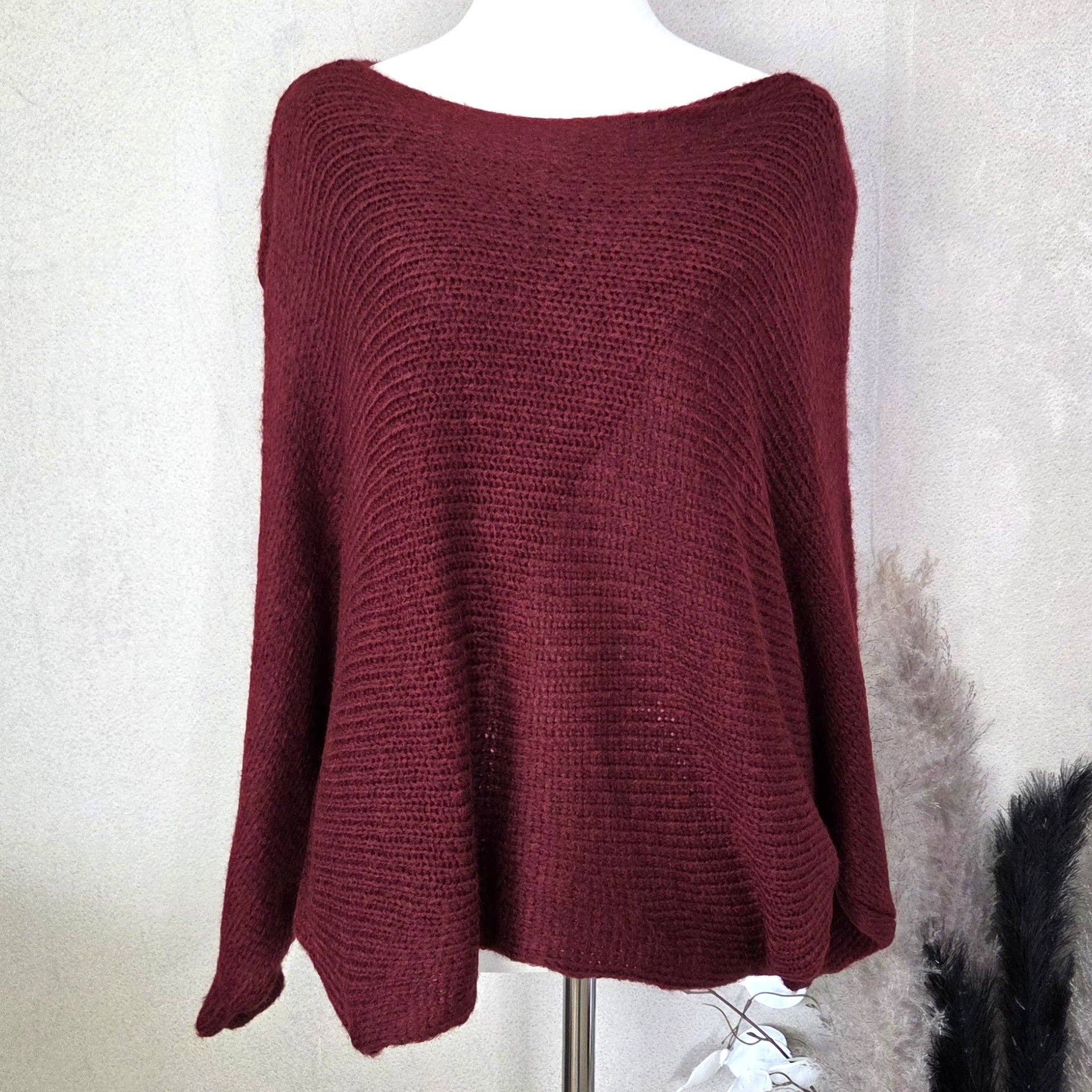 Tempest Designs – wholesale Knitted jumper – Women′s – Crossover cropped basic jumper (M-L)4