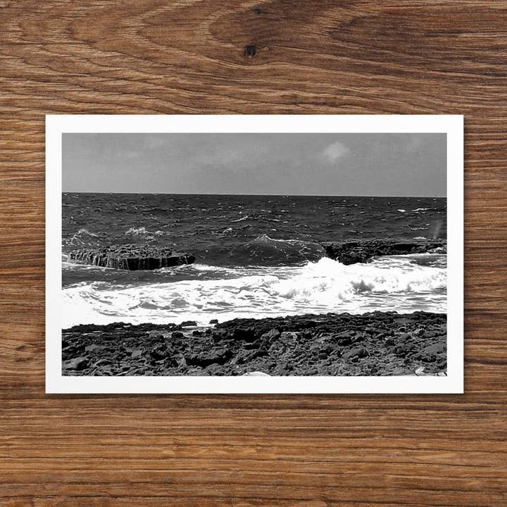 Black and White Standard Postcard Mailing Cards to Send for wholesale by VIBELINK