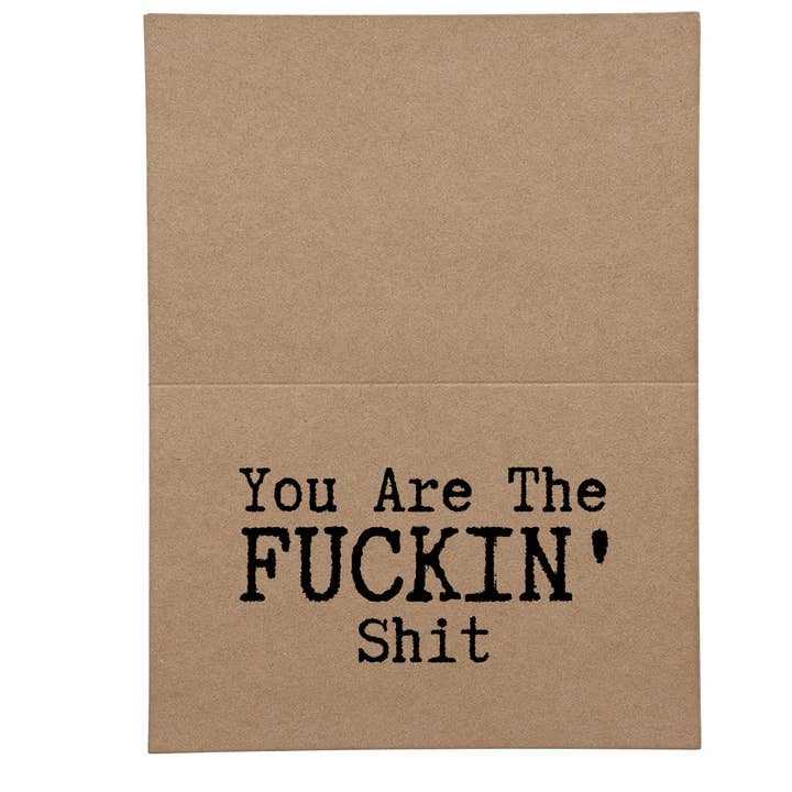 HeresYourF*nCard – wholesale Kärlekskort – Du är F* ckin Sh* t | Roliga svordomar gratulationskort