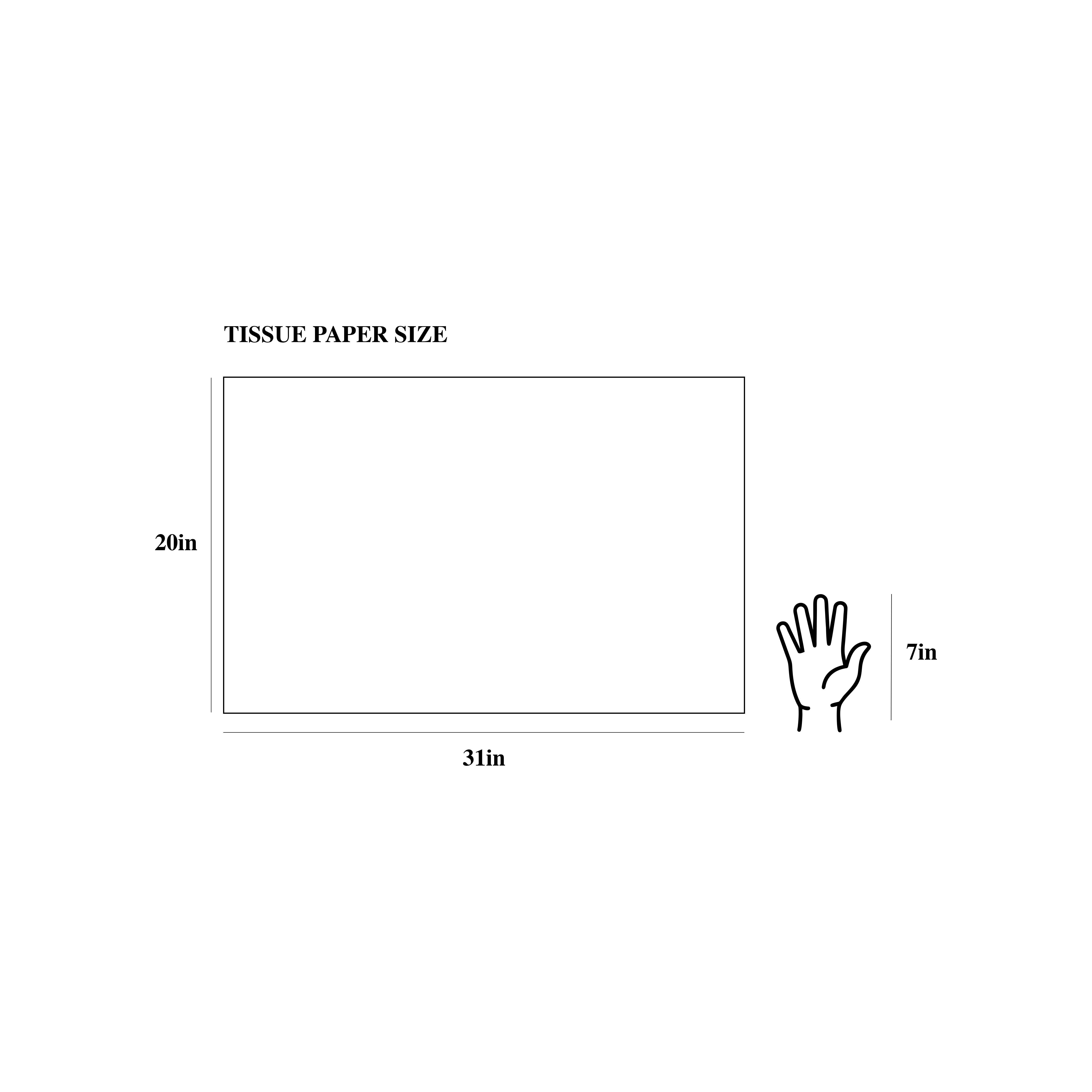 ByHome - Venta al por mayor Papel de seda - Hojas de papel de seda para envolver regalos blancas de 79 x 51 cm, 17 g4