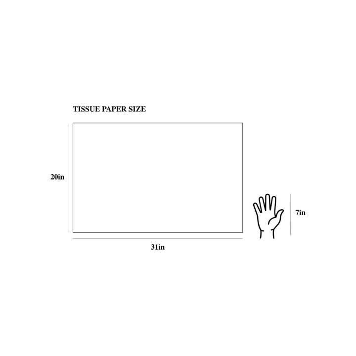 ByHome – wholesale Tissue paper – 31" x 20" White 17g Gift Wrapping Tissue Paper Sheets4