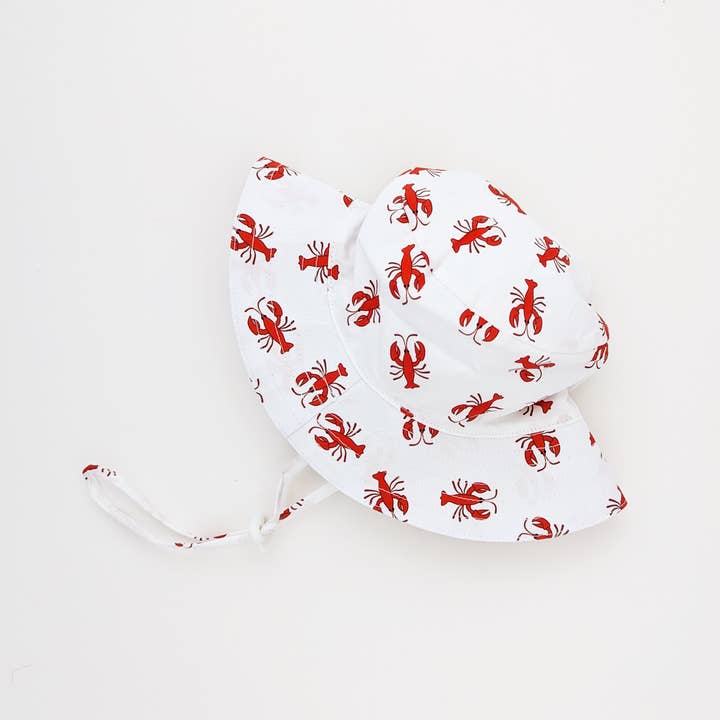 Huggalugs - Wholesale Bucket Hat - Kids - Lobster Bucket Hat UPF 50+ Baby & Toddler