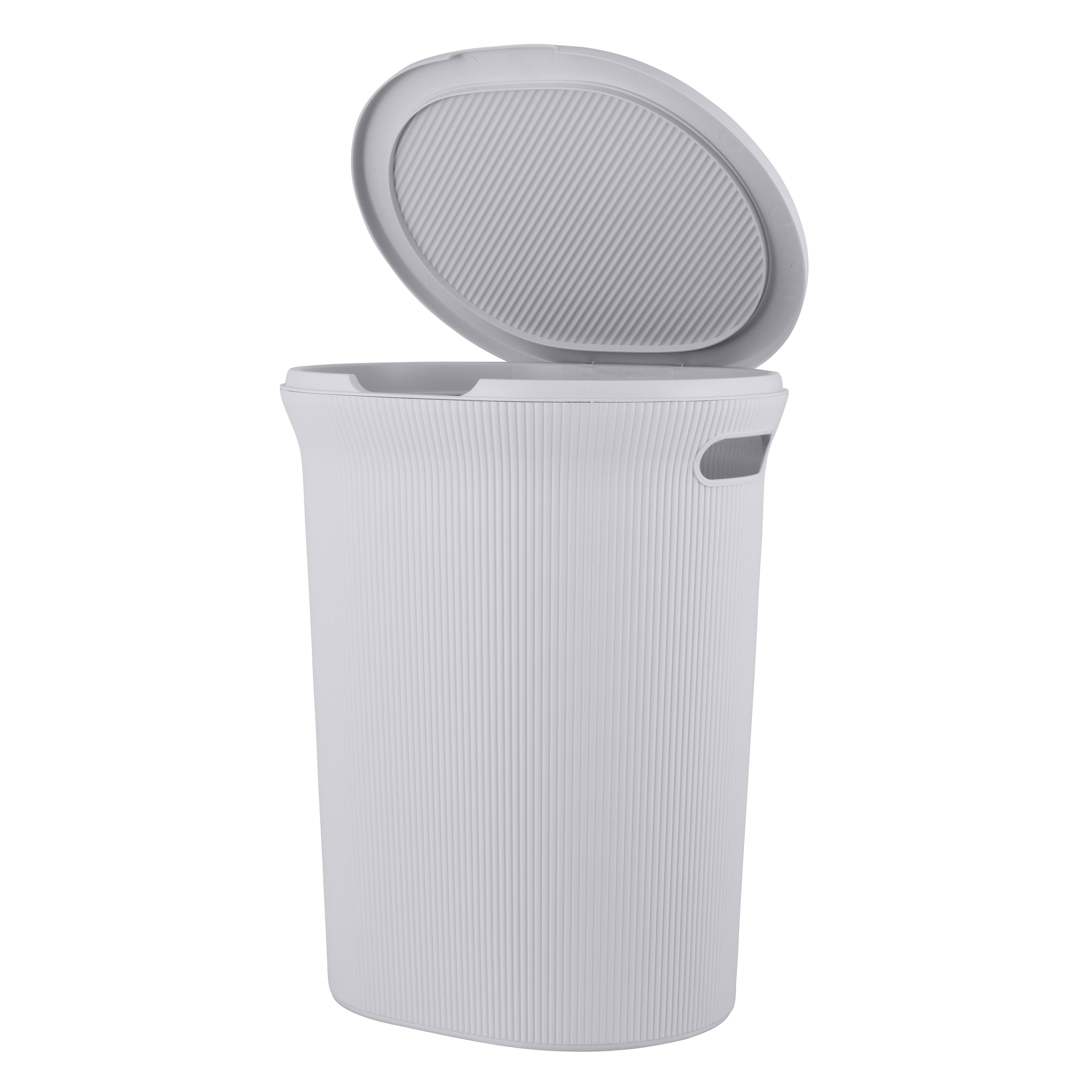 Superio Brand - Wholesale Laundry Hamper - Ribbed Collection Laundry Hamper 40 Liter with Lid & Handles18
