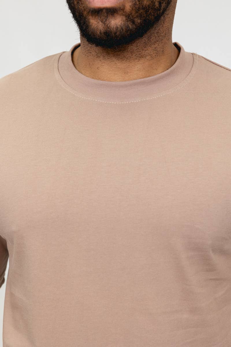 Zayne Paris - Wholesale T-Shirt - Men's - plain oversized round neck t-shirt tx920-16