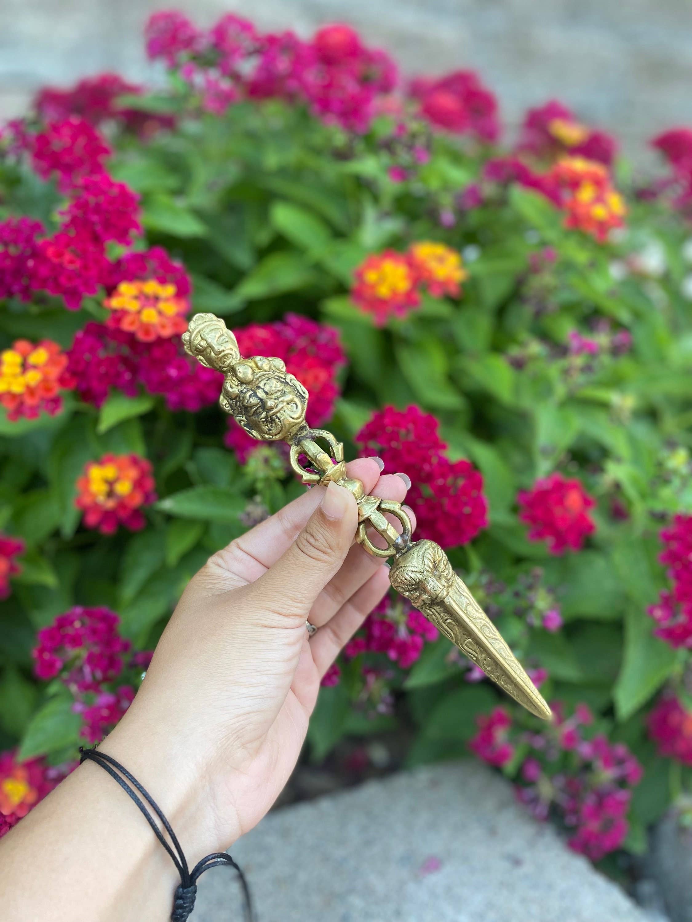 Like International - Wholesale Meditation Supplies - Tibetan Phurba Dorje Kila Ritual Dagger Handcarved Nepal5